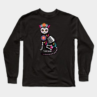 Muerte Cat Long Sleeve T-Shirt